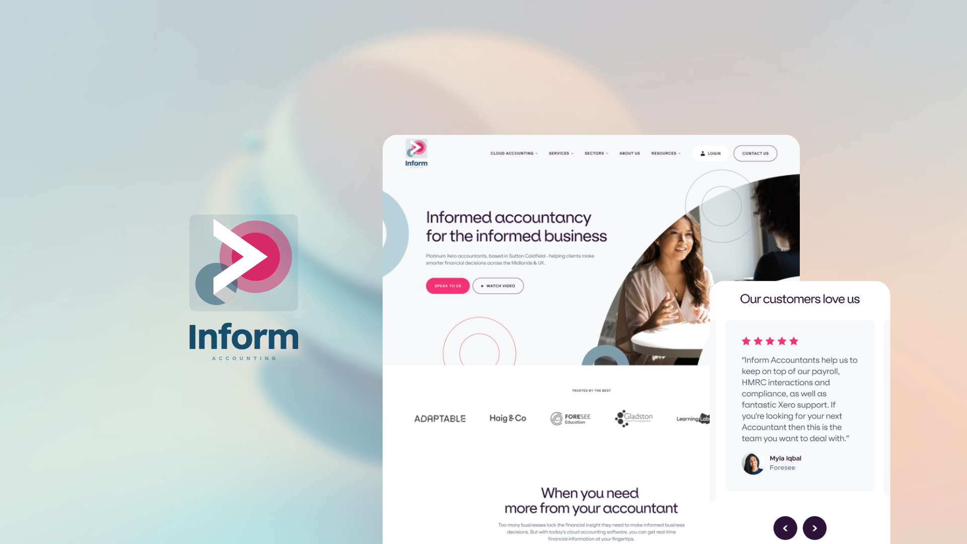Value proposition, brand, HubSpot implementation & website CMS for cloud accountancy