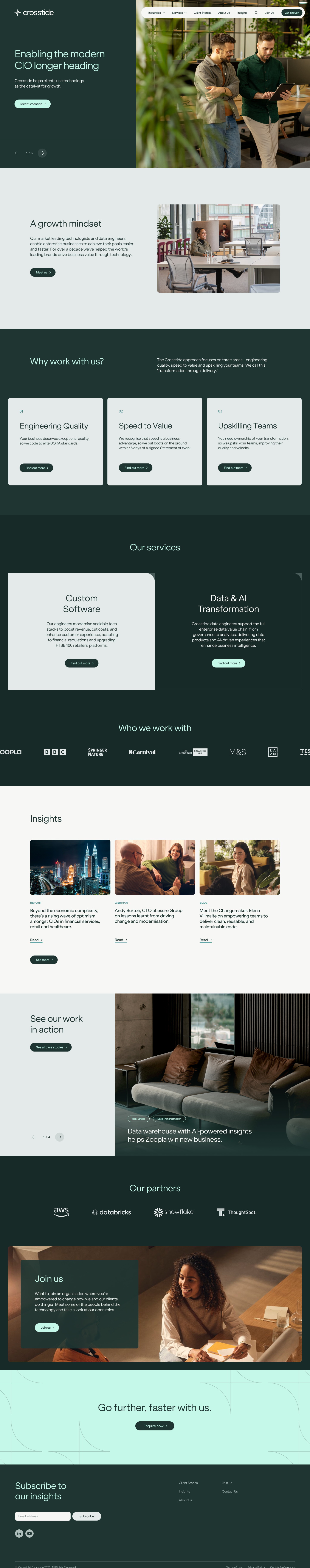 Desktop Homepage
