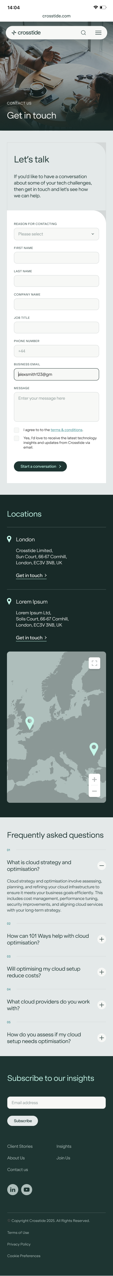 Get in touch